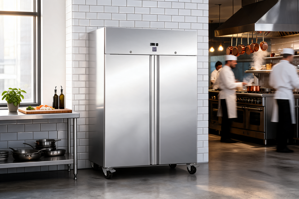 Gastro-Inox RVS koelkast 1200L — statisch gekoeld