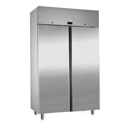 Horeca vrieskast Softline 1400L GN 2/1 RVS – geforceerd gekoeld, 2 deuren | Marecos