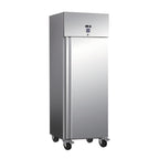 Gastro-Inox RVS vriezer 600L — statisch gekoeld