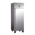 Gastro-Inox RVS vriezer 600L — geforceerd gekoeld