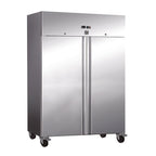 Gastro-Inox RVS vriezer 1200L — geforceerd gekoeld
