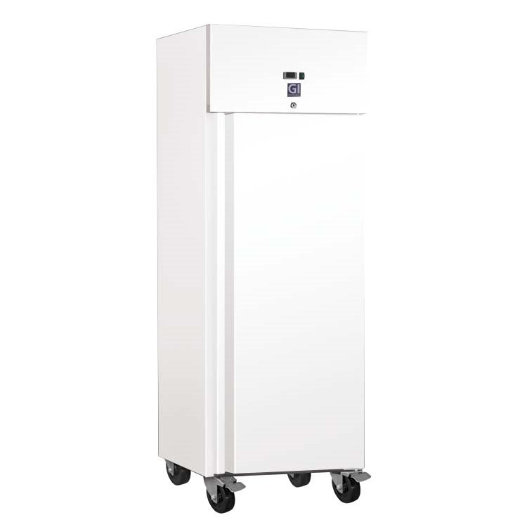Gastro-Inox wit stalen koelkast 600L — statisch gekoeld
