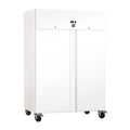 Gastro-Inox wit stalen koelkast 1200L — statisch gekoeld