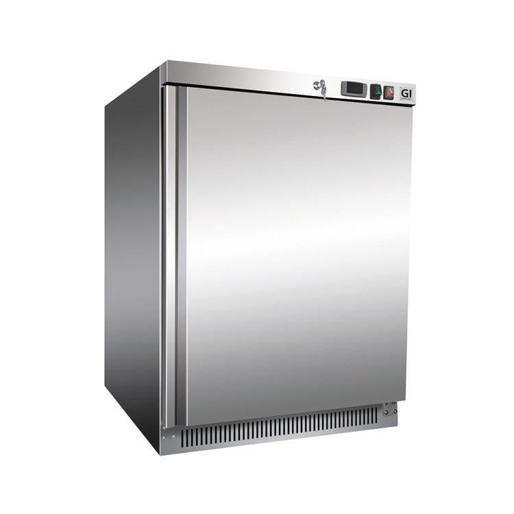 Gastro-Inox RVS vriezer 200L — statisch gekoeld