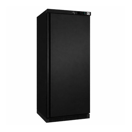 Horeca vrieskast 600L zwart staal – statisch gekoeld | Gastro-Inox
