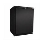 Gastro-Inox zwart stalen vriezer 200L — statisch gekoeld