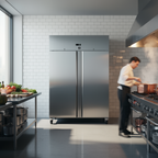 Gastro-Inox RVS koelkast 1200L — geforceerd gekoeld