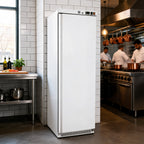 gastro inox wit stalen vriezer 400l statisch gekoeld
