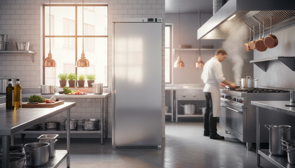 Gastro-Inox RVS koelkast 400L — statisch gekoeld