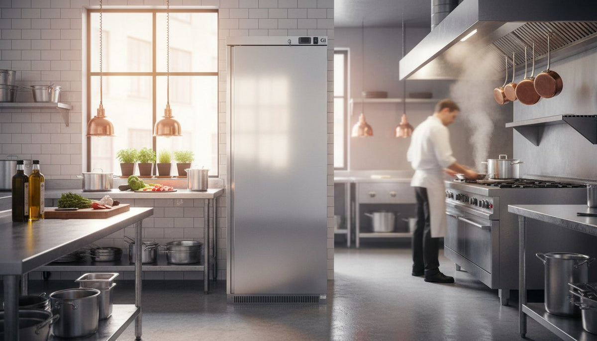 gastro inox rvs koelkast 400l statisch gekoeld
