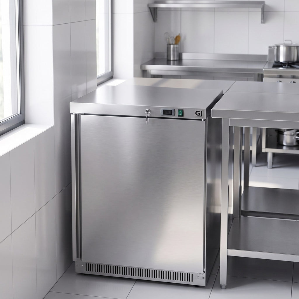 gastro inox rvs koelkast 200l statisch gekoeld