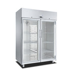 Marecos Softline RVS koelkast GN 2/1 1400L met glasdeur