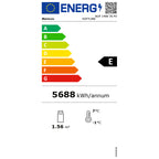 Marecos Softline RVS koelkast GN 2/1 1400L met glasdeur