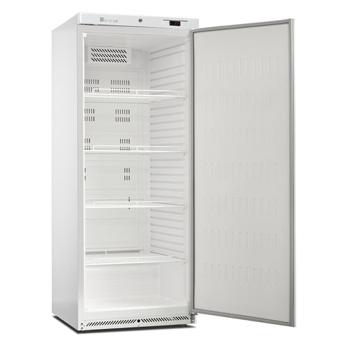 Horeca koelkast 488L 600-serie GN 2/1 wit staal – statisch met ventilator | Marecos