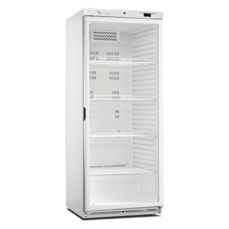 Marecos wit stalen koelkast met glasdeur GN 2/1 600 serie