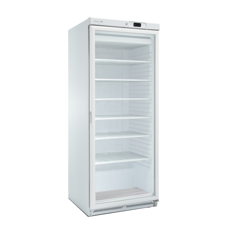Marecos wit stalen vriezer met glasdeur GN 2/1 600 serie