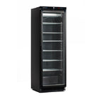 Marecos zwart stalen vriezer met glasdeur 430 serie