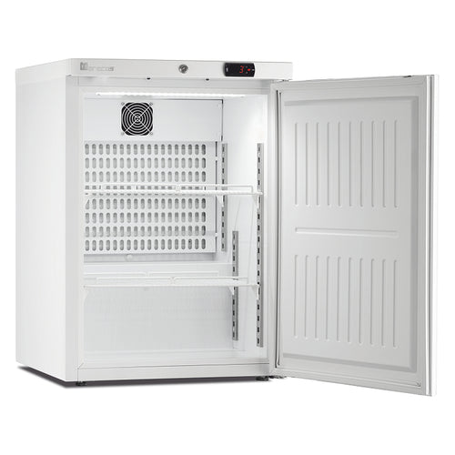 Horeca koelkast 105L 150-serie wit staal – statisch met ventilator | Marecos
