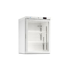 Marecos wit stalen vriezer met glasdeur 150 serie
