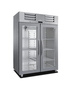 Marecos Excel RVS koelkast GN 2/1 1400L met glasdeur