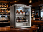 marecos rvs koelkast met glasdeur 150 serie