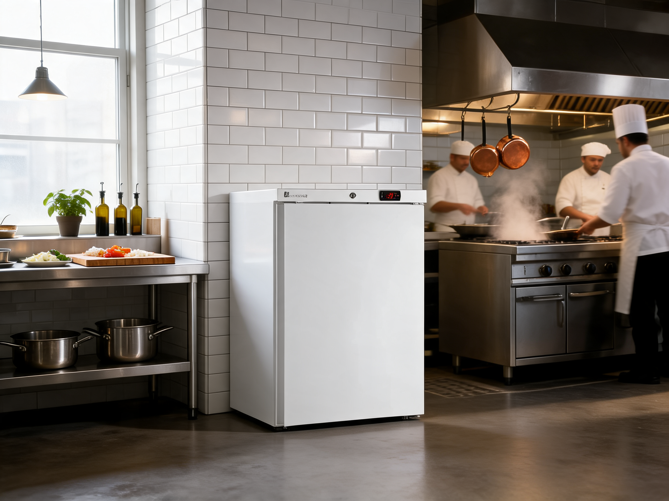Marecos wit stalen vriezer 150 serie