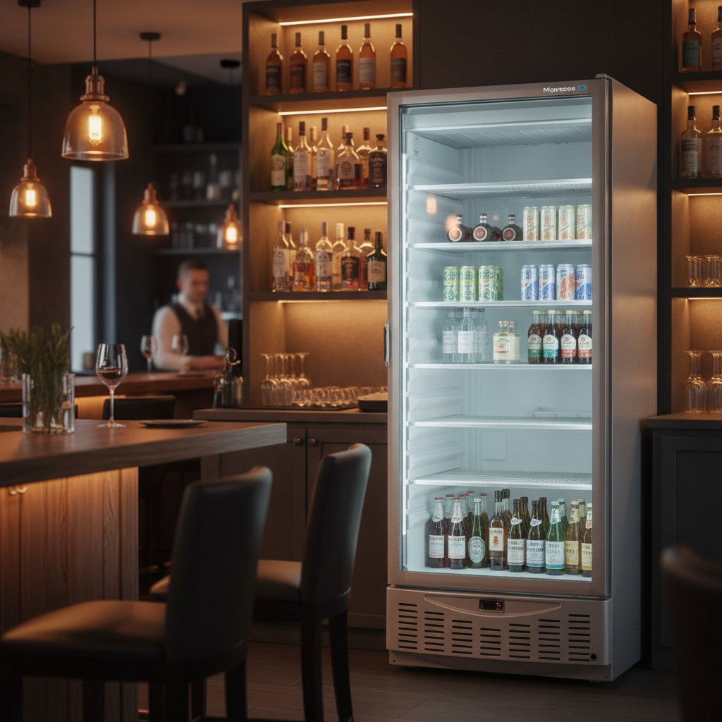marecos rvs vriezer met glasdeur gn 2 1 500 serie